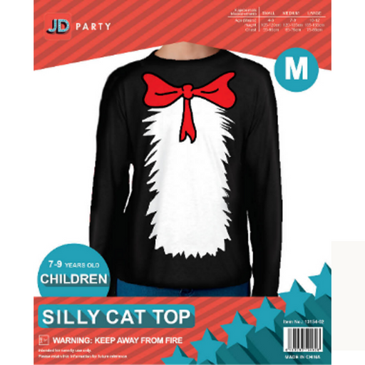 Ronis Children Silly Cat Top Medium 7-9 years old