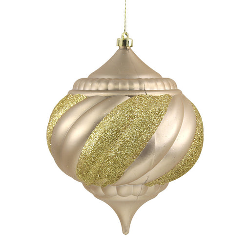 Ronis Christmas Bauble 15x19cm Champagne