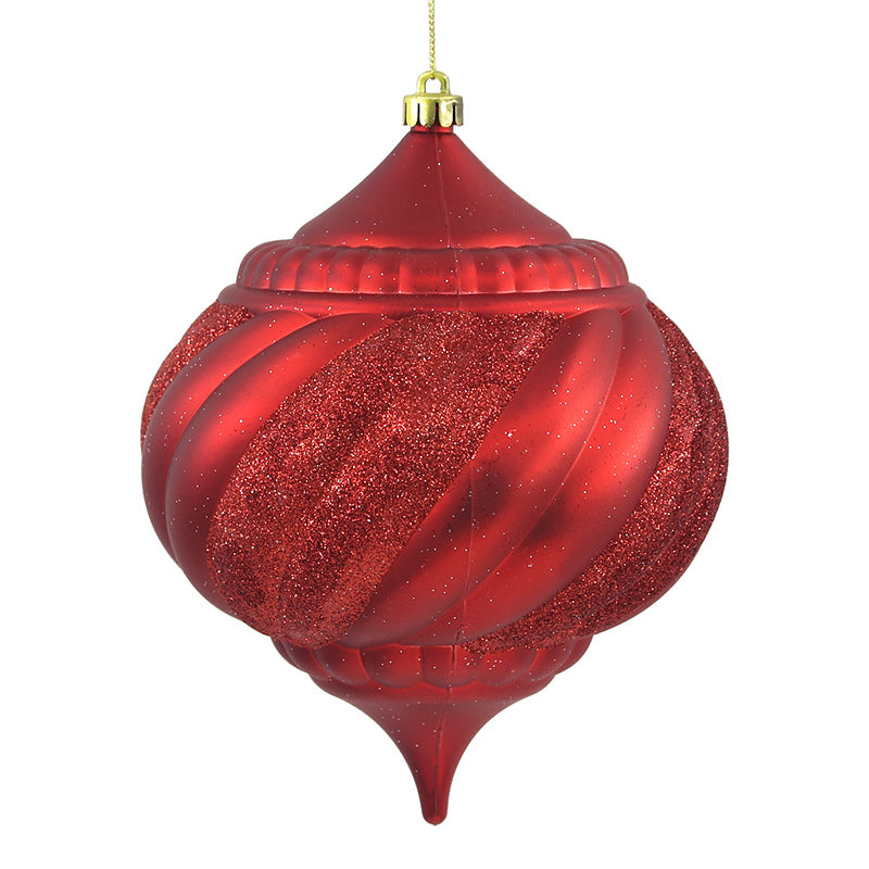 Ronis Christmas Bauble 15x19cm Red