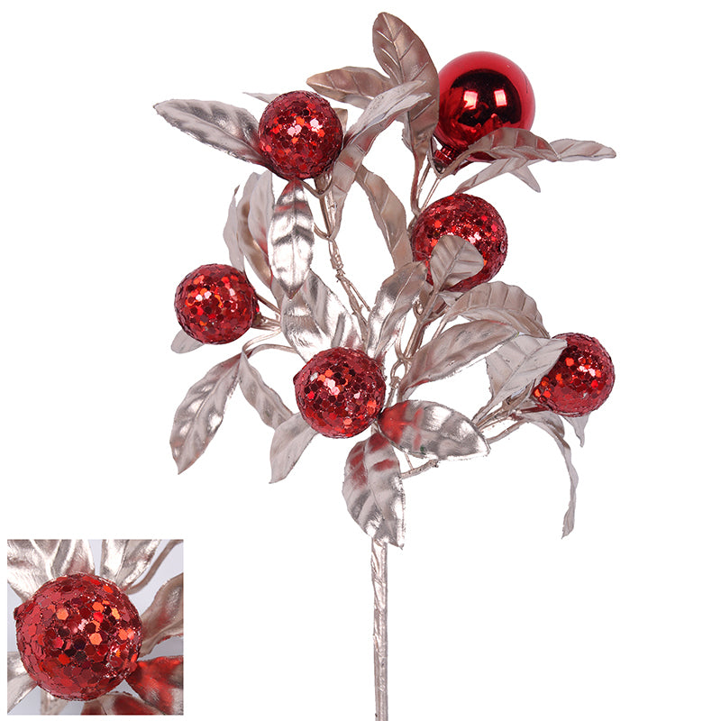 Ronis Christmas Bauble Spray 34cm
