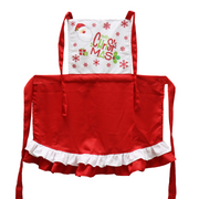 Ronis Christmas Frilly Apron