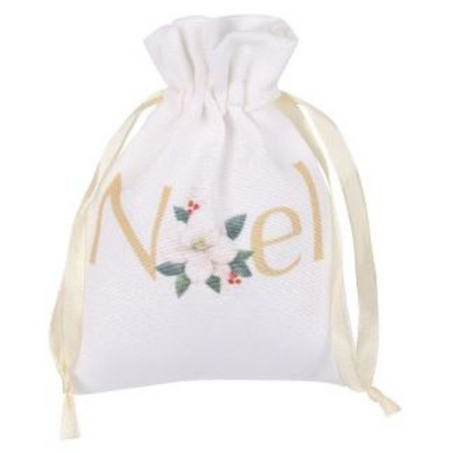Ronis Christmas Gift Bag Noel MIni Cotton 10x14cm