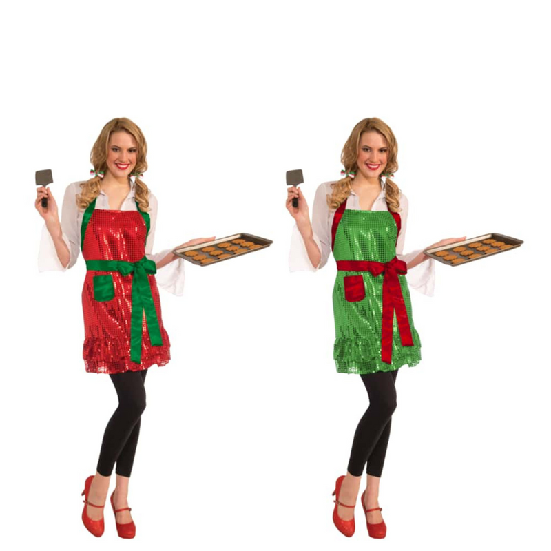 Ronis Christmas Glam Christmas Apron 2 Asstd