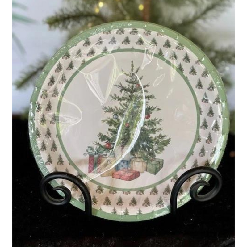 Ronis Christmas Paper Plates Tis The Season 23cm 10pk
