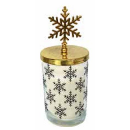 Ronis Christmas Scented Gift Box Candle Star Lid Topper 80g 8x5.5cm