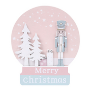 Ronis Christmas Signs 13x3x15cm Pink