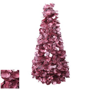 Ronis Christmas Tinsel Tree 48cm Rose Gold
