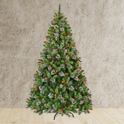 Ronis Christmas Tree 9ft Wintery Pine Twinkle Lights