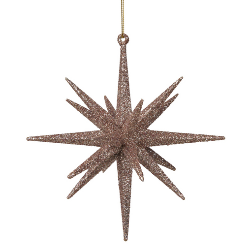 Ronis Christmas Tree Decoration Pink Starburst 15cm