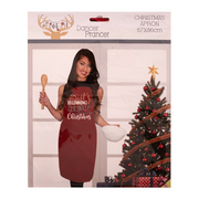 Ronis Christmas Apron 67x80cm Red