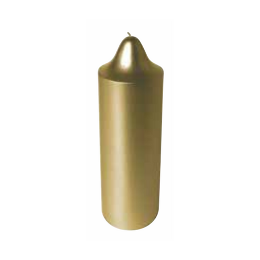Ronis Christmas Candle Pillar 23cm Gold