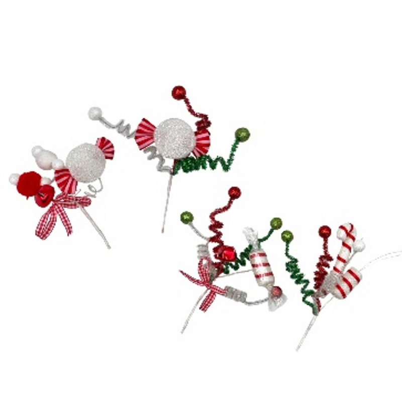 Ronis Christmas Candy Pop Décor 18-20cm Assorted