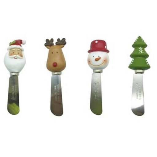 Ronis Christmas Cheese Knives Novelty 12cm Assorted