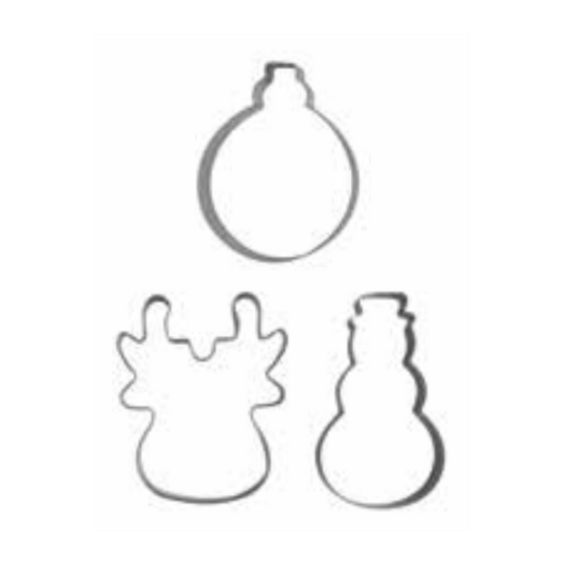 Ronis Christmas Cookie Cutter 3pk