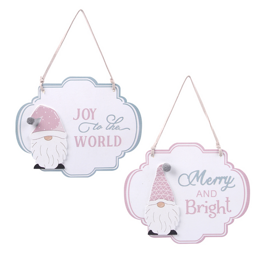 Ronis Christmas Fairy Floss Sign 18.5x15cm Assorted