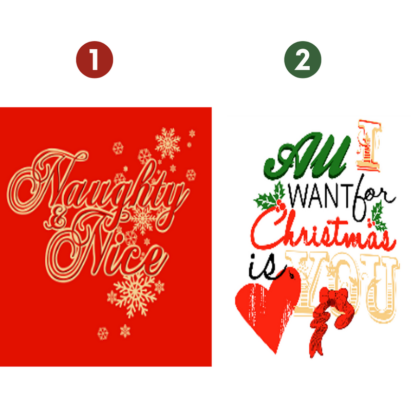 Ronis Christmas Fitted Tee With Slogan 2 Asstd