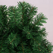 200cm green Christmas garland with 220 tips, perfect for holiday decorating
