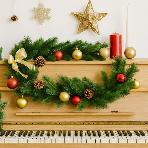 Green New York Spruce Christmas garland 270cm with 120 tips, ideal for traditional holiday decorating