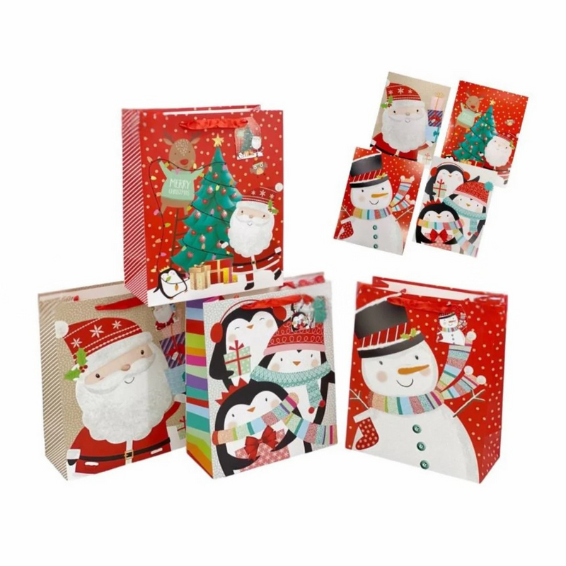Christmas Gift Bag Xl Happy Times Childrens Asst