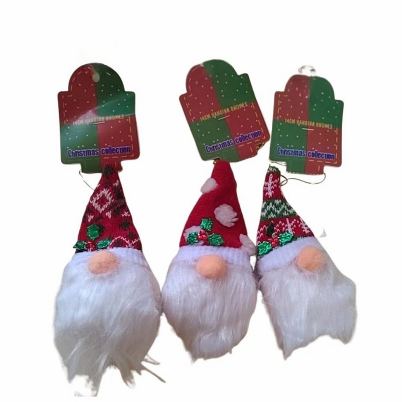 Ronis Christmas Gnomes Decorations 14cm Assorted
