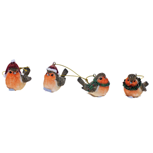 Ronis Christmas Hanging Decoration Birds Assorted