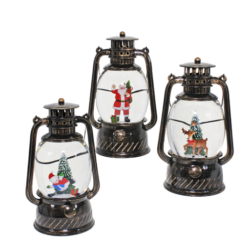 Ronis Christmas Lantern Led Brass Assorted
