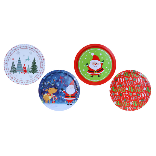 Ronis Christmas Metal Serving Tray 32cm Assorted