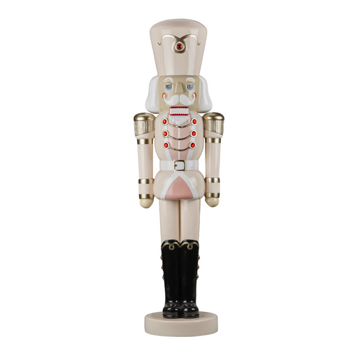 Ronis Christmas Nutcracker Soldier Pale Pink with Black Boots 122cm