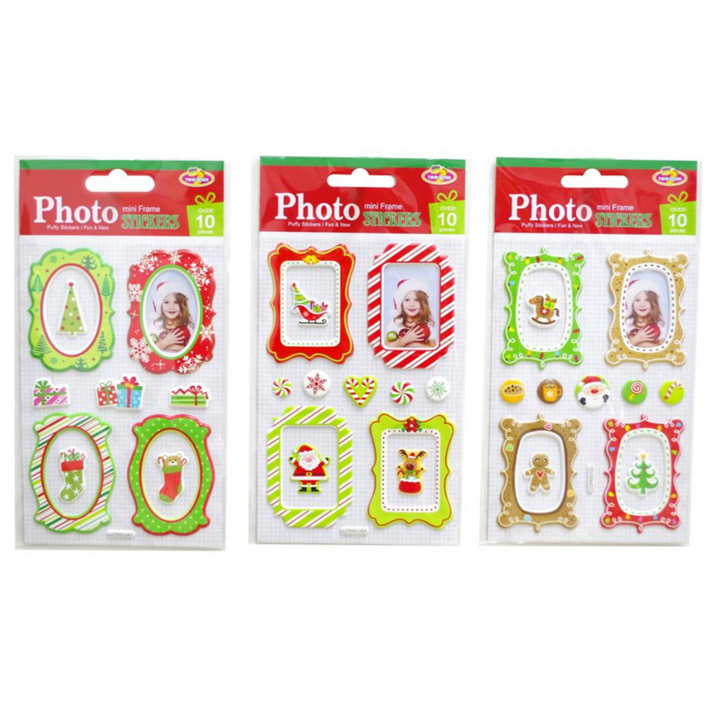 Ronis Christmas Photo Frame Sticker Sheet
