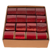 Christmas Ribbon 6.3cmx500cm Red Assorted Holiday Wrapping