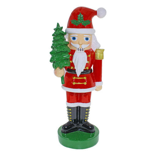 Christmas Santa Nutcracker Red 42cm – traditional red Santa nutcracker decoration for festive displays