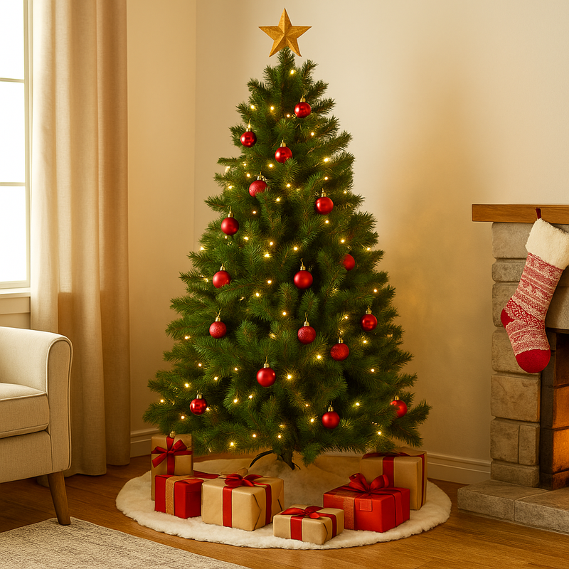 183cm New Colorado Spruce artificial Christmas tree with full green branches and natural spruce shape