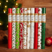 500cm Roll of Assorted Christmas Wrapping Paper for Kids – Fun and Festive Designs
