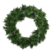 76cm green Brighton Spruce Christmas wreath with realistic spruce foliage