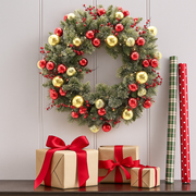 61cm Dakota Pine Christmas wreath with full, realistic green pine foliage