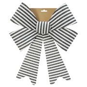 Ronis Classic Striped Bow 38x50cm Assorted