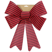Ronis Classic Striped Bow 38x50cm Assorted