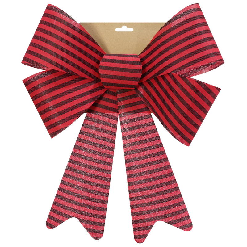 Ronis Classic Striped Bow 38x50cm Assorted