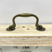 Ronis Classical Wooden Square Table Clock 30x8x31cm Natural