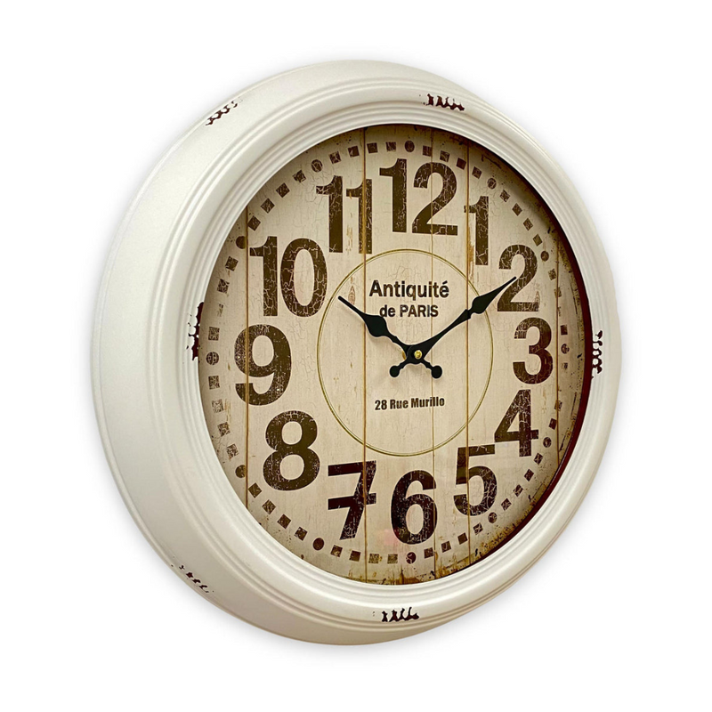 Ronis Classical Mid Metal Wall Clock 46cm Assorted