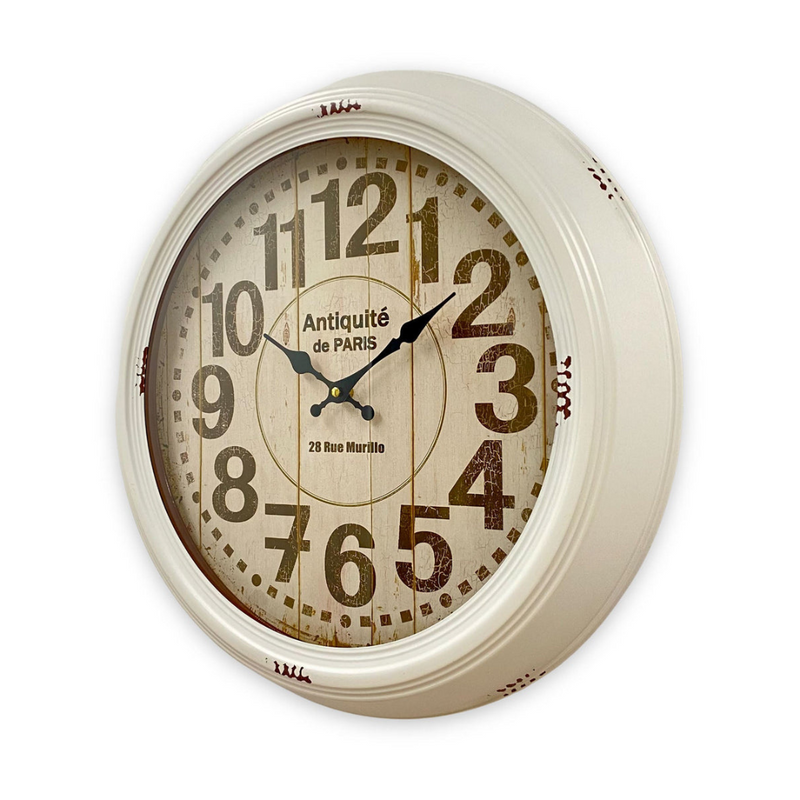 Ronis Classical Mid Metal Wall Clock 46cm Assorted