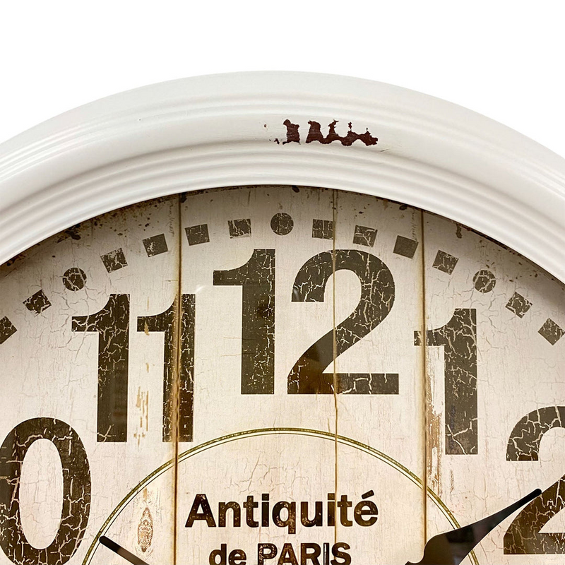 Ronis Classical Mid Metal Wall Clock 46cm Assorted