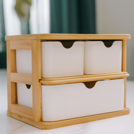 Ronis Clevinger Bamboo Fiber Storage Draw Set