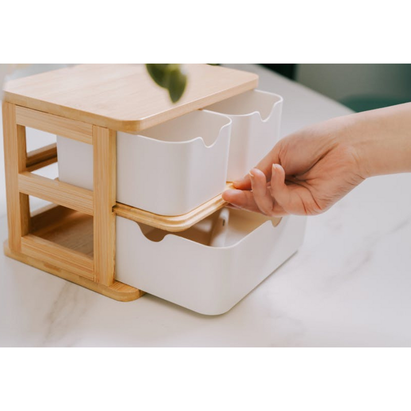 Ronis Clevinger Bamboo Fiber Storage Draw Set