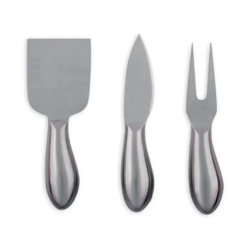 Ronis Clevinger Belmont 3 Piece Stainless Steel Cheese Knife Set