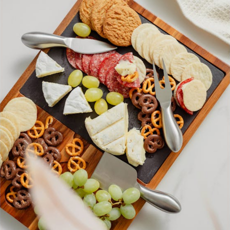 Ronis Clevinger Belmont 3 Piece Stainless Steel Cheese Knife Set