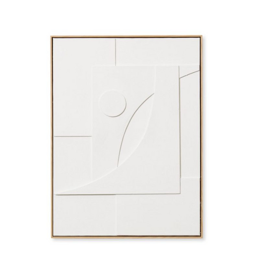 Ronis Clinton No5 3D Hand Painted 60x3x80cm Off White/Natural