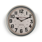 Ronis Clock Classic Metal Wall Clock 31cm White