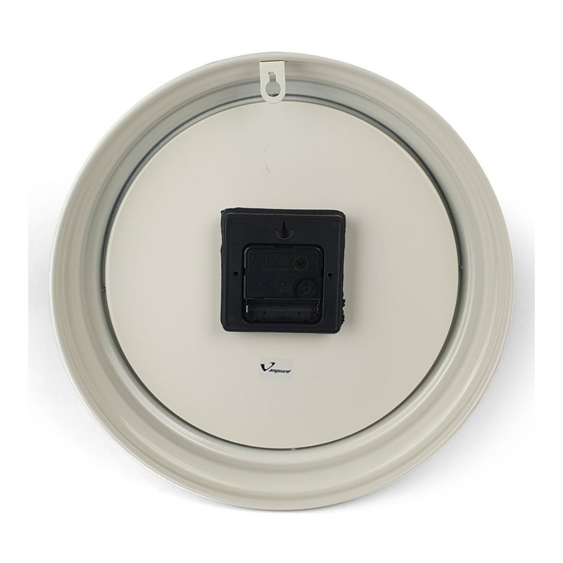 Ronis Clock Classic Metal Wall Clock 31cm White