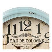 Ronis Clock Classical Mid Metal Wall Clock 46cm Blue